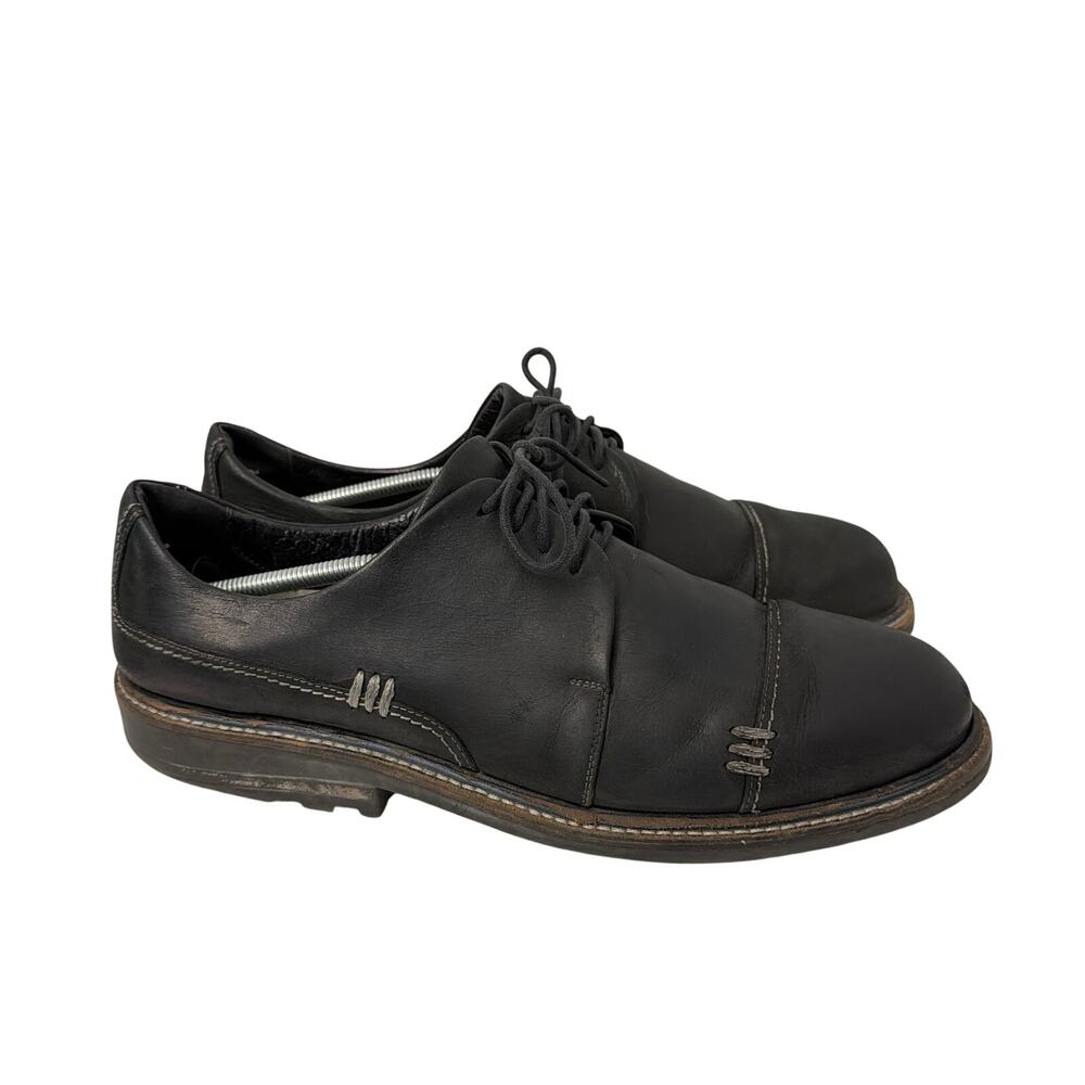 Naot Simiyu Shoes Mens Size 12 Black Leather Cap Toe Casual Comfort
